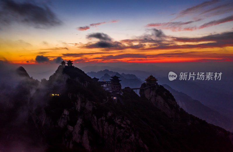 洛阳老君山航拍