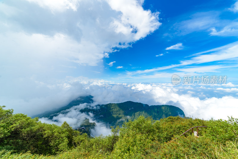 四川峨眉山自然风光