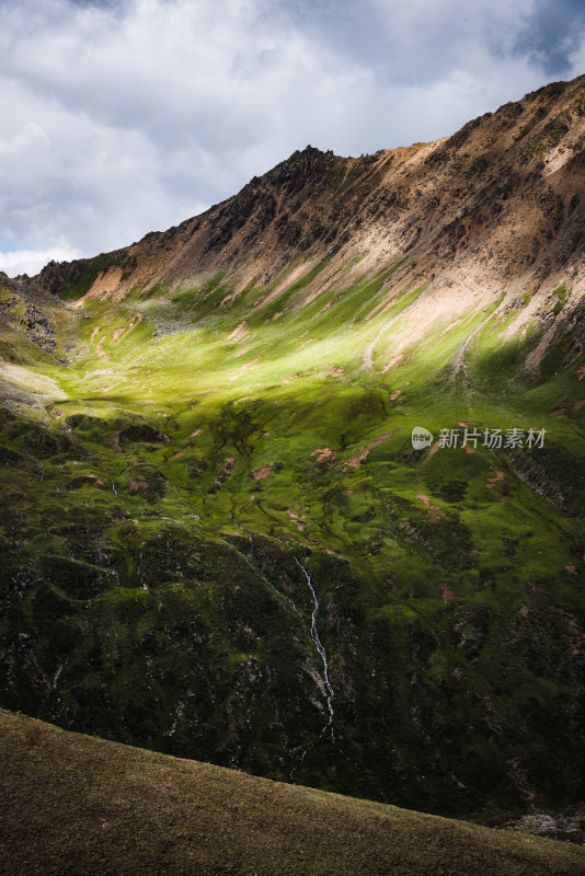 格聂崇山峻岭自然风光