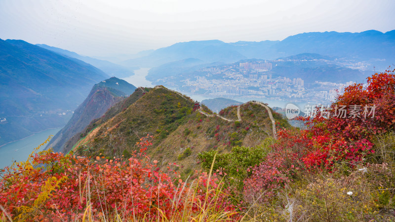 长江三峡巫峡风光