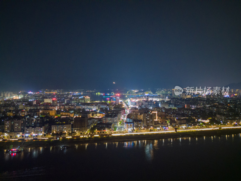 广东肇庆城市夜景