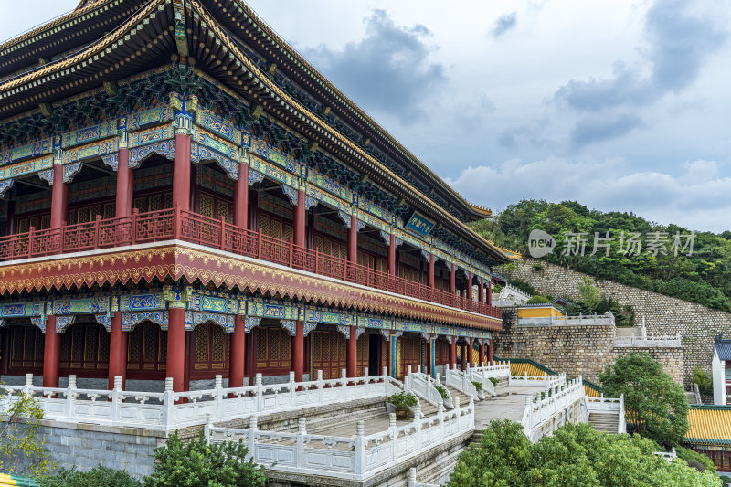 浙江舟山普陀山宝陀讲寺风光