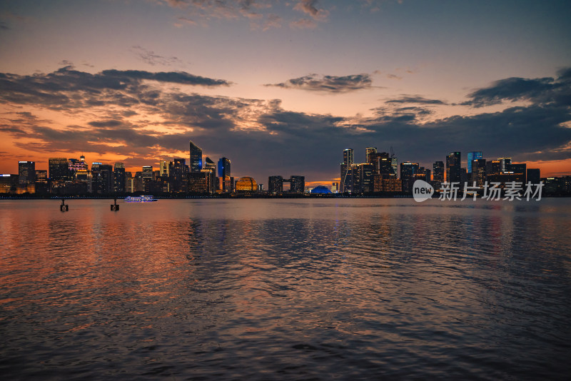 杭州钱江新城夜景