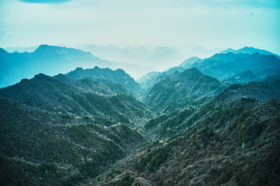 神秘的原始神农架林区