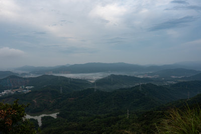 中山神湾丫髻山山顶风光