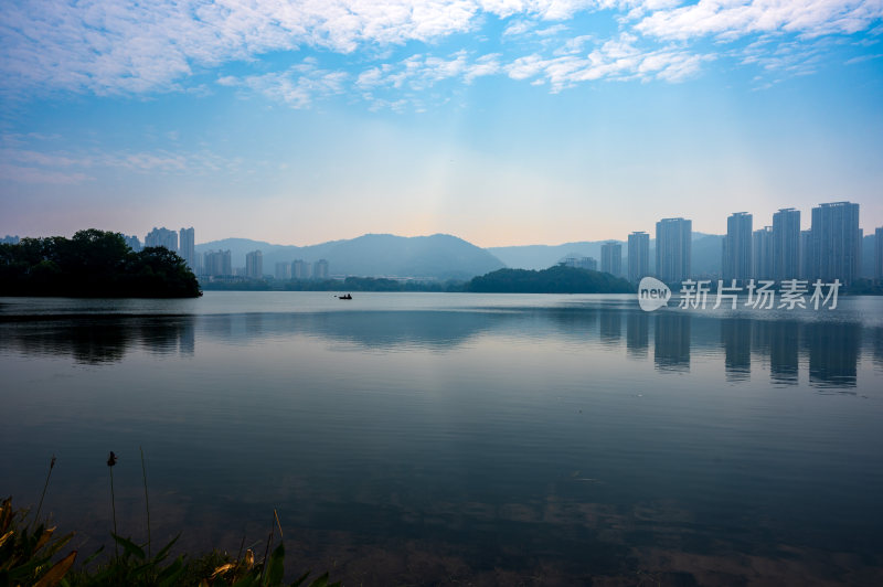 长沙梅溪湖公园风景