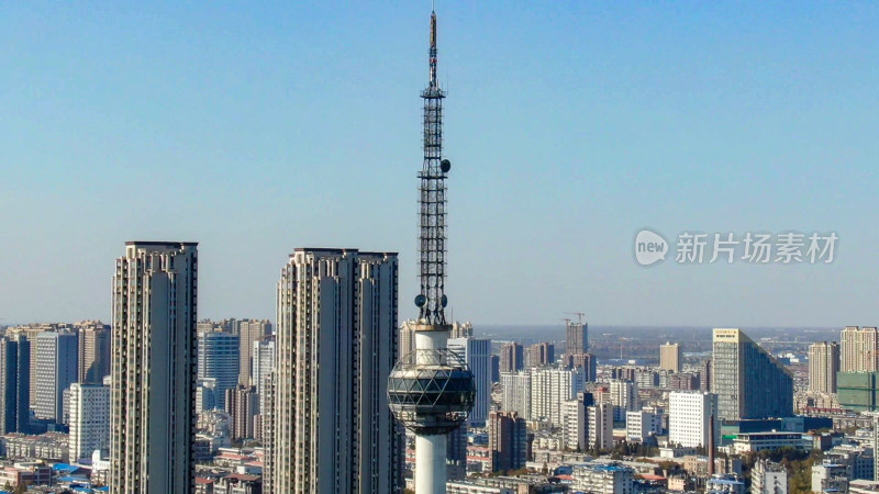 航拍江苏徐州城市建设