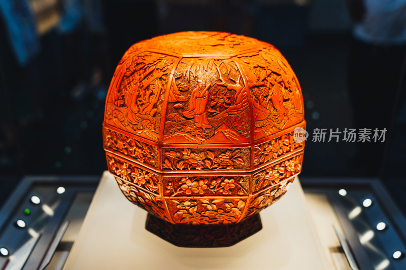 浙江省博物馆红漆盒