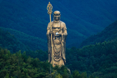 九华山99米地藏王菩萨铜像