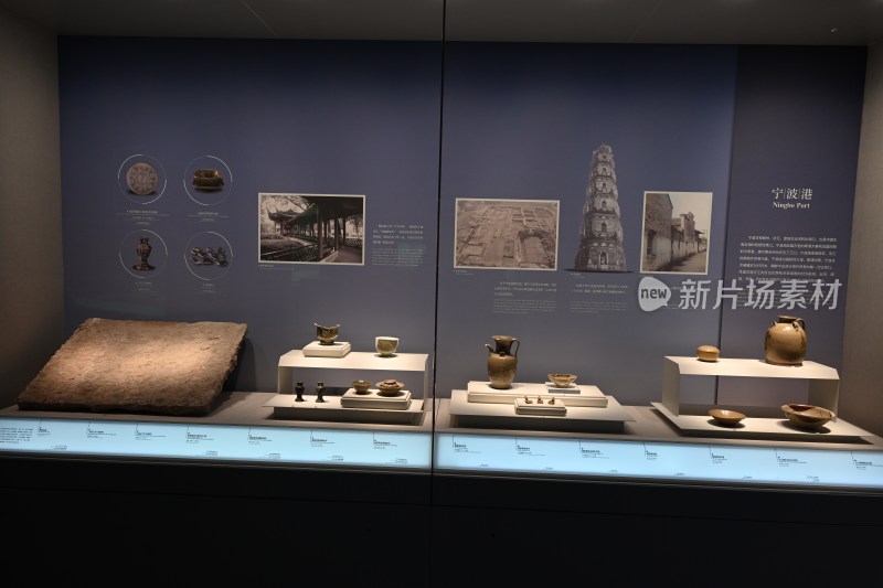 博物馆宁波港文物展示