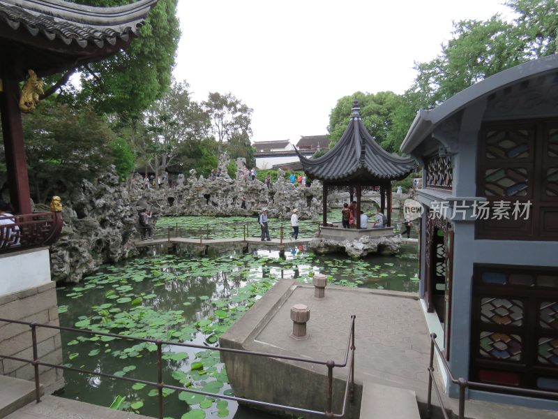 浙江苏州狮子林风景