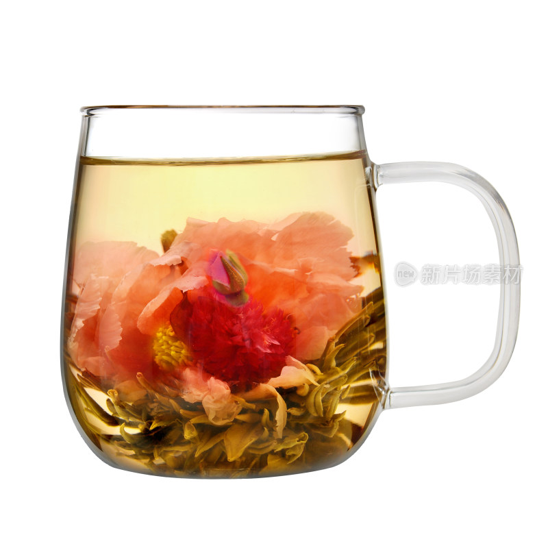 玻璃杯花草茶工艺茶