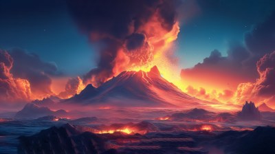 火山大爆发