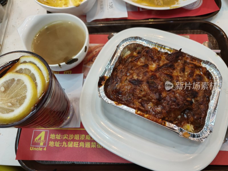 香港美食芝士焗鸡肉