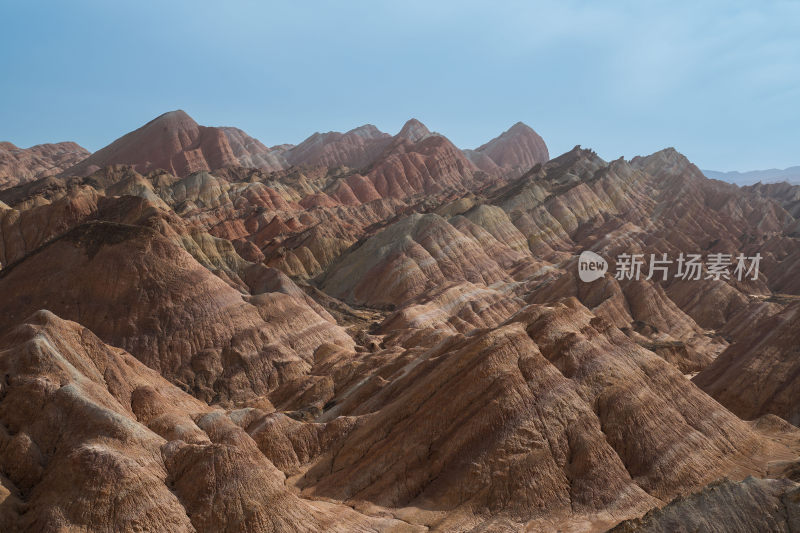 甘肃张掖七彩丹霞风景