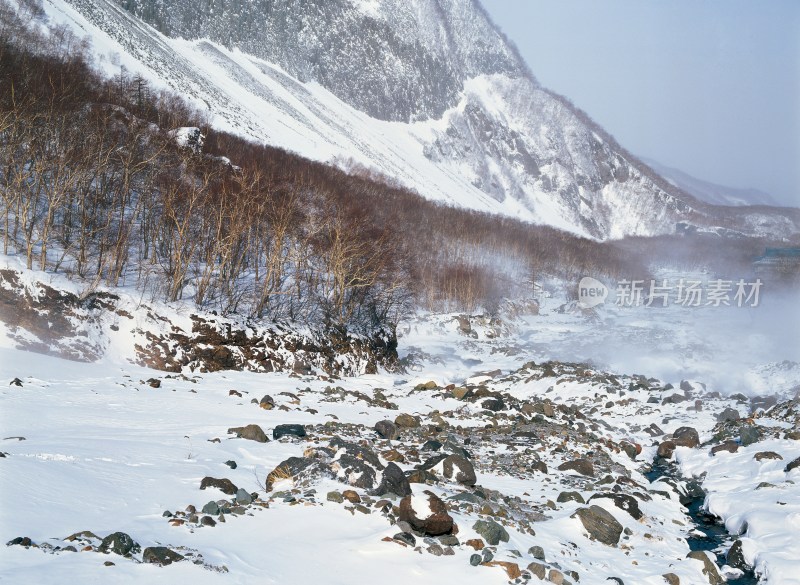 长白山雪景