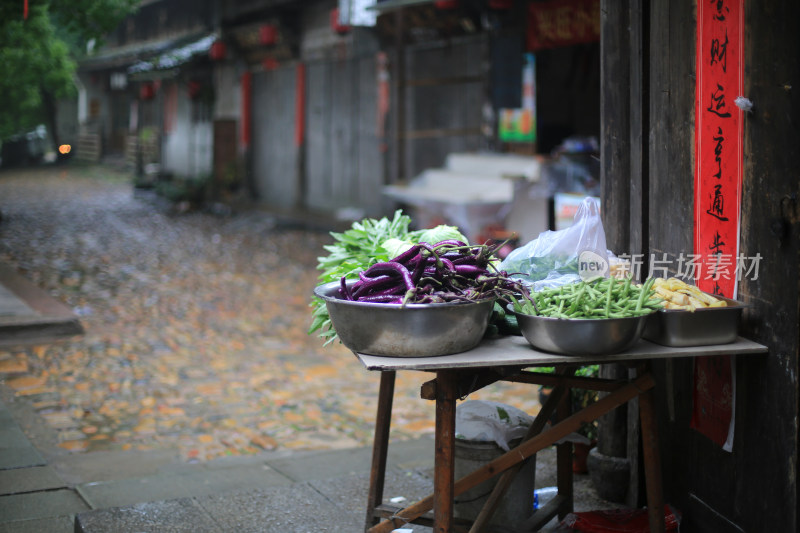 乡间小铺的清新蔬果