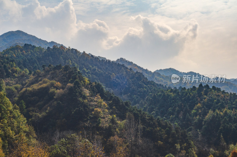 河南白云山风景区秋色