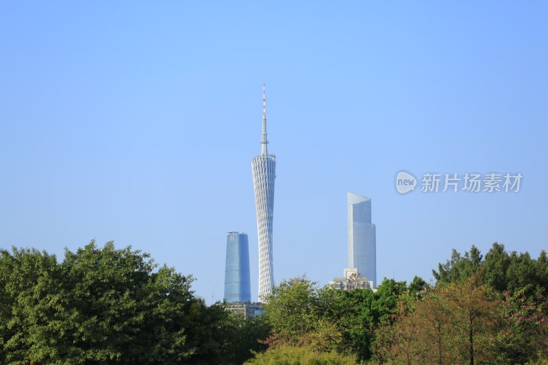 广州地标建筑城市风光