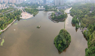 重庆永川兴龙湖风光