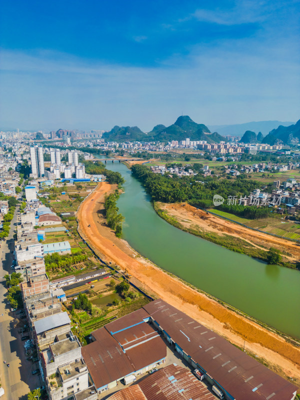 广西贺州城市建筑风光