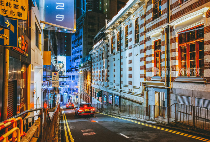 香港城市夜景风光