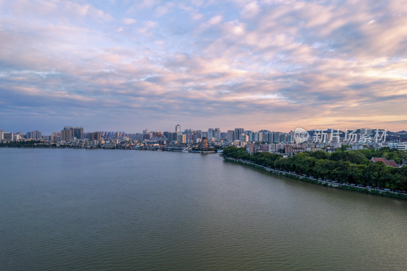 广东惠州城市风景航拍