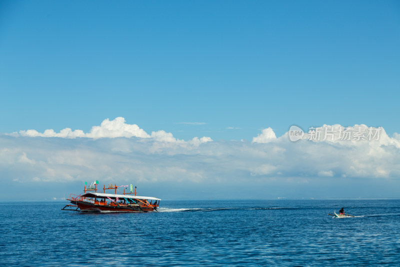 碧海蓝天的美景