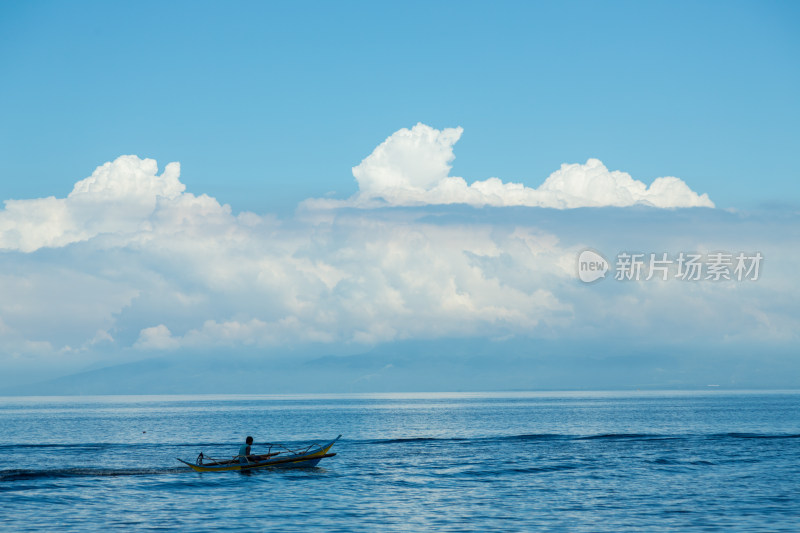 碧海蓝天的美景