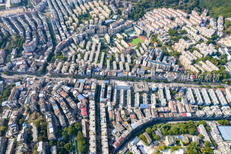 城市高楼建筑航拍