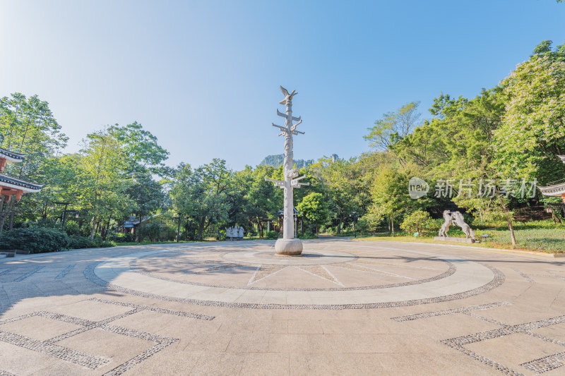 广西柳州大龙潭风景区龙潭公园芦笙坪