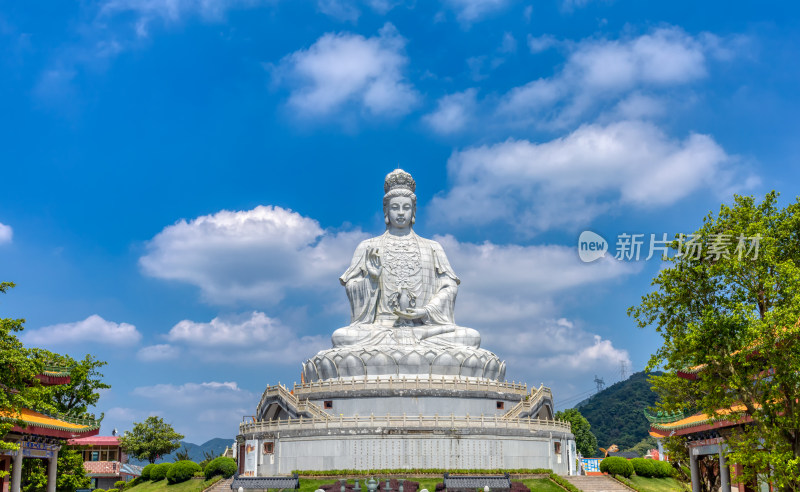 东莞观音山森林公园观音雕像