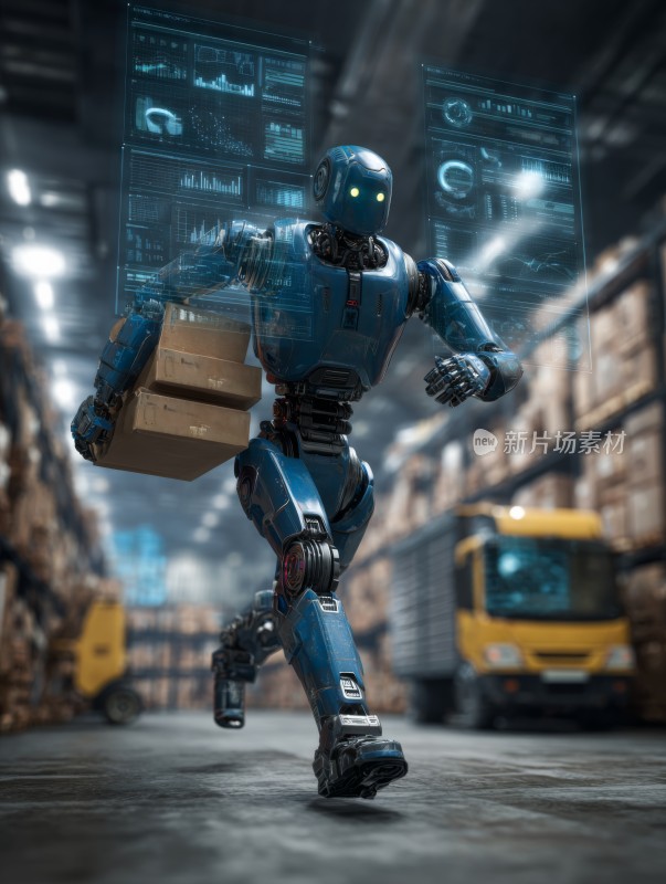 物流仓储的智能机器人