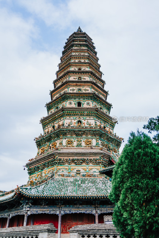 临汾广胜寺飞虹塔