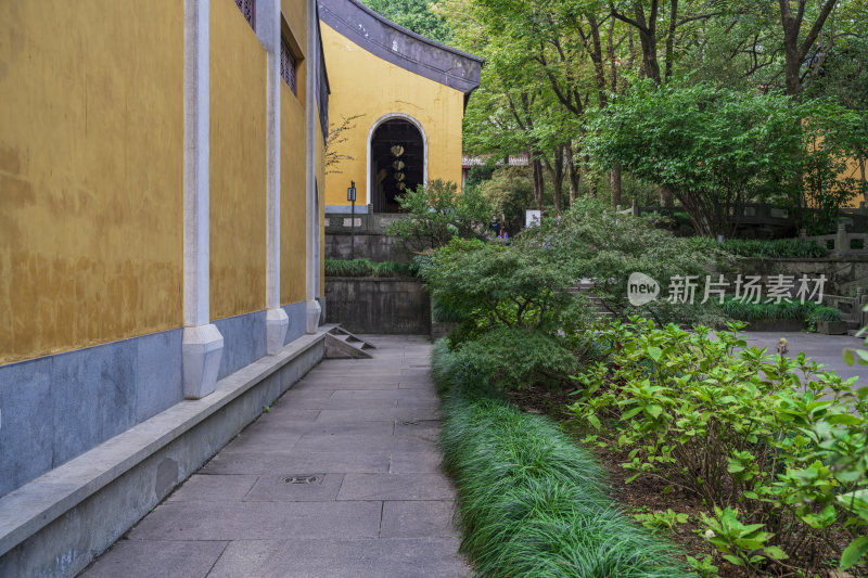 杭州西湖飞来峰灵隐寺千年古刹古建筑