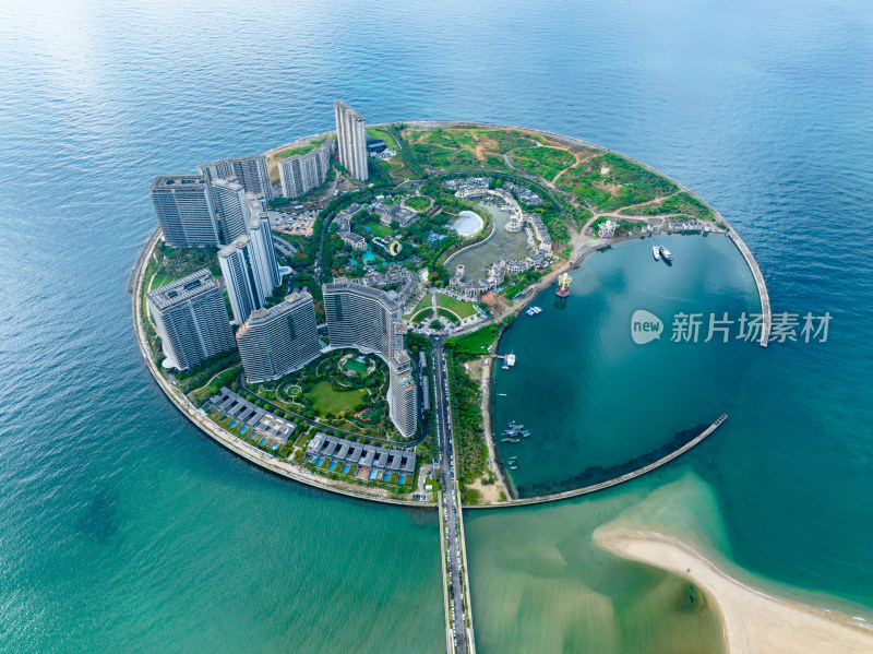 海南万宁融创日月湾航拍