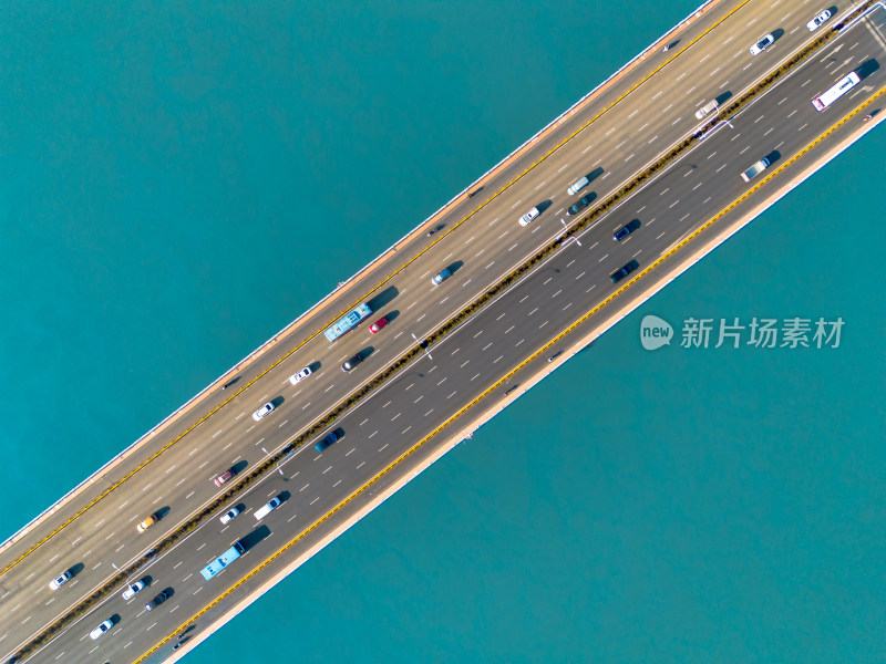 福州水上公路航拍全景