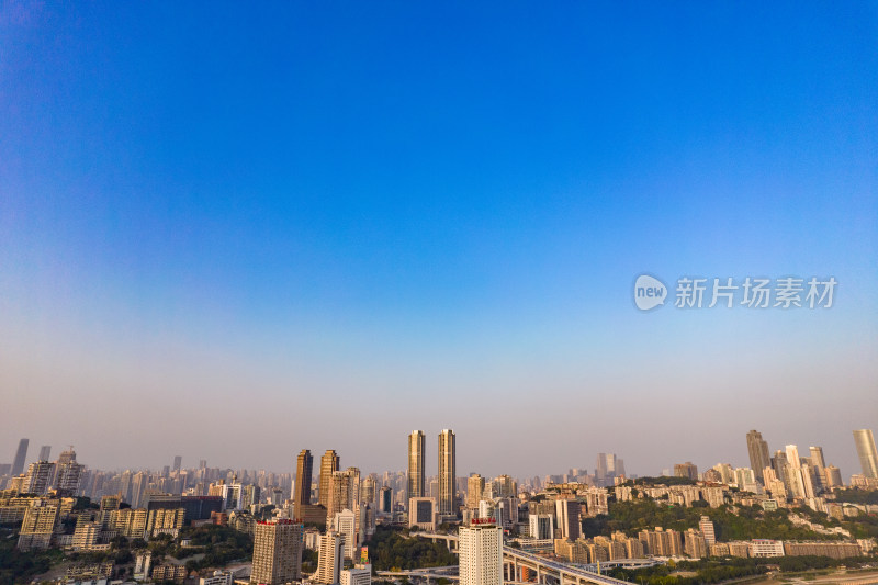 重庆城市风光菜园坝大桥航拍摄影图