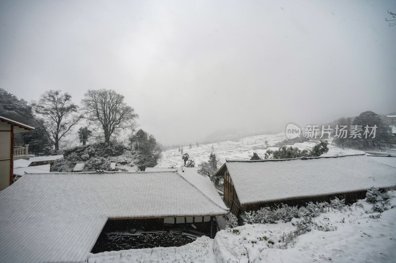 重庆酉阳：千氹田边飞白雪