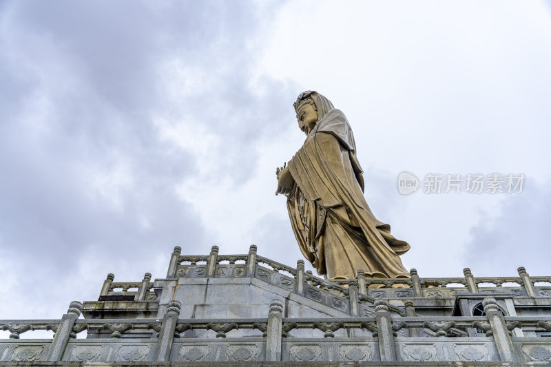 浙江普陀山南海观音风光