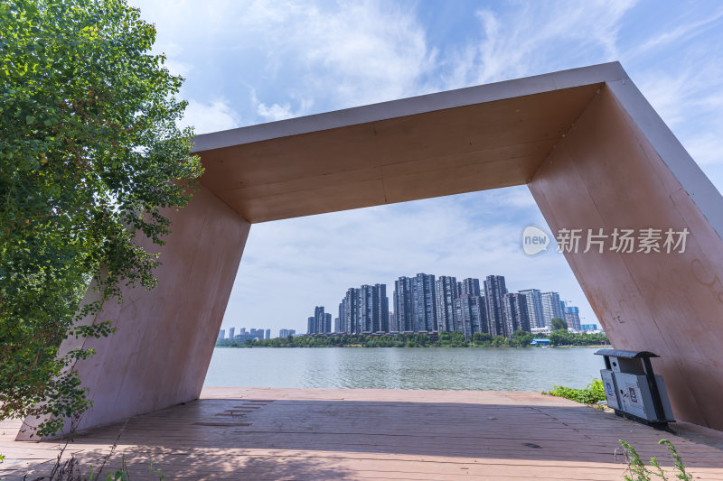 武汉江夏区汤逊湖壹号湿地公园风景