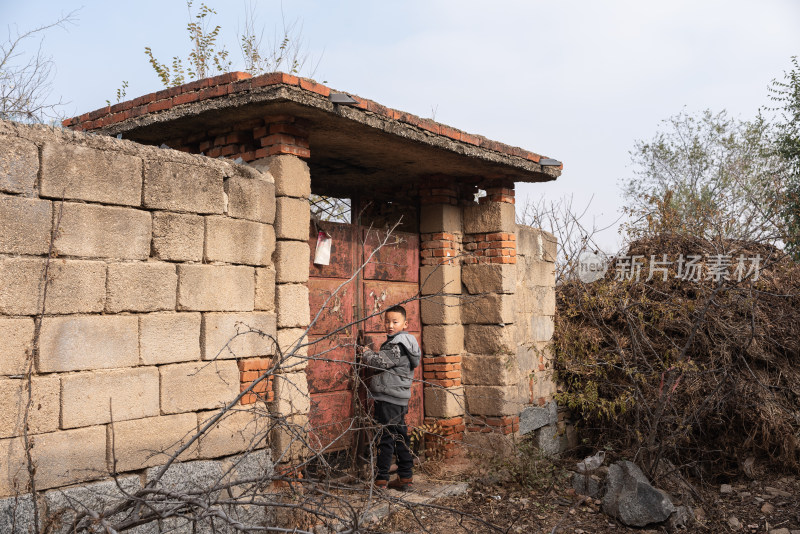 乡村老房子土房建筑