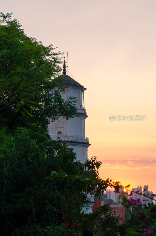 亚洲中国福建省福州市于山风景区定光寺白塔