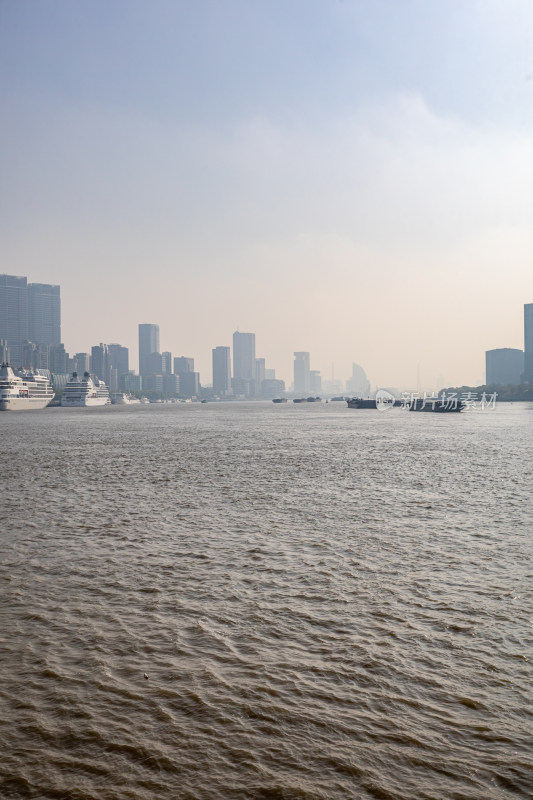 上海虹口北外滩滨江绿地城市建筑景观