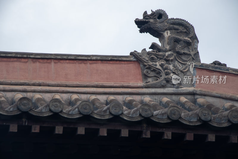 山西大同善化寺屋顶装饰