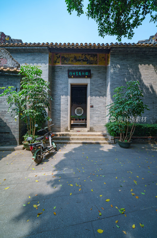 广州番禺沙湾古镇中式传统岭南古建筑