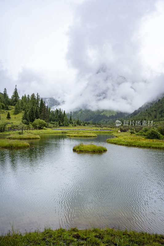 四川四姑娘山双桥沟自然风景