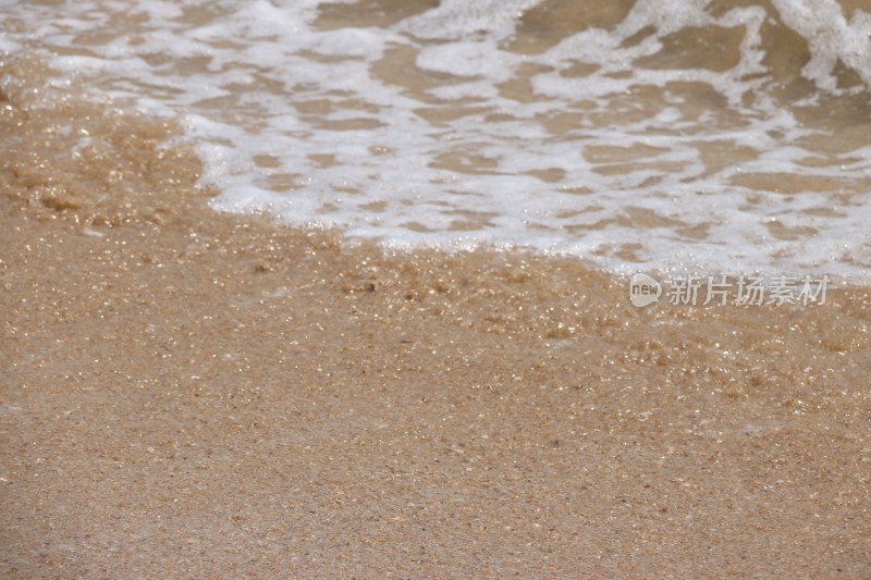 海滩沙滩海岸线