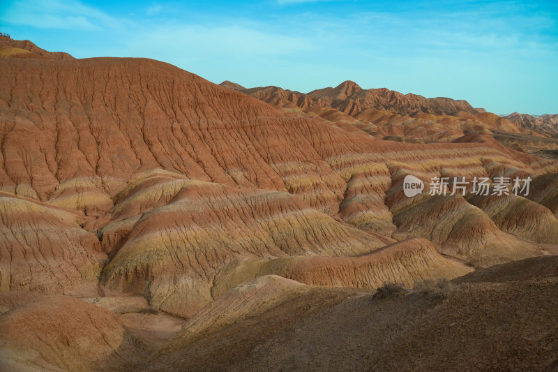 甘肃张掖七彩丹霞风景