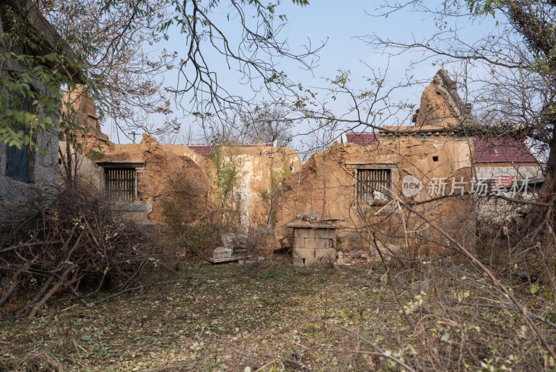 乡村老房子土房建筑